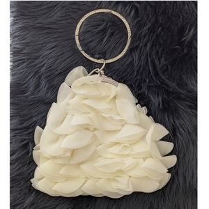 Chiffon Ruffle Wristlet Purse